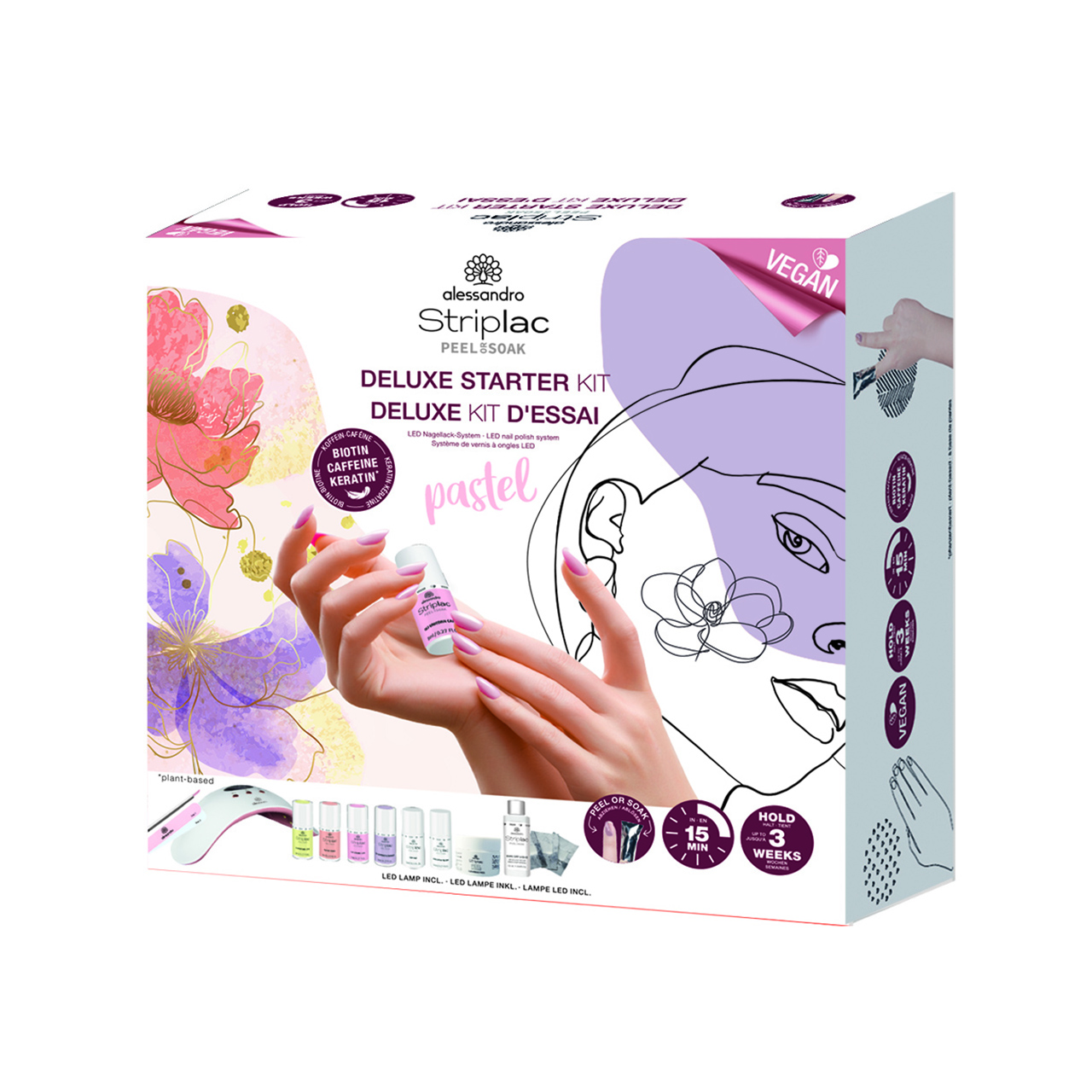 Striplac Peel or Soak Deluxe Starter Kit Pastel Striplac Peel or Soak Deluxe Starter Kit Pastel