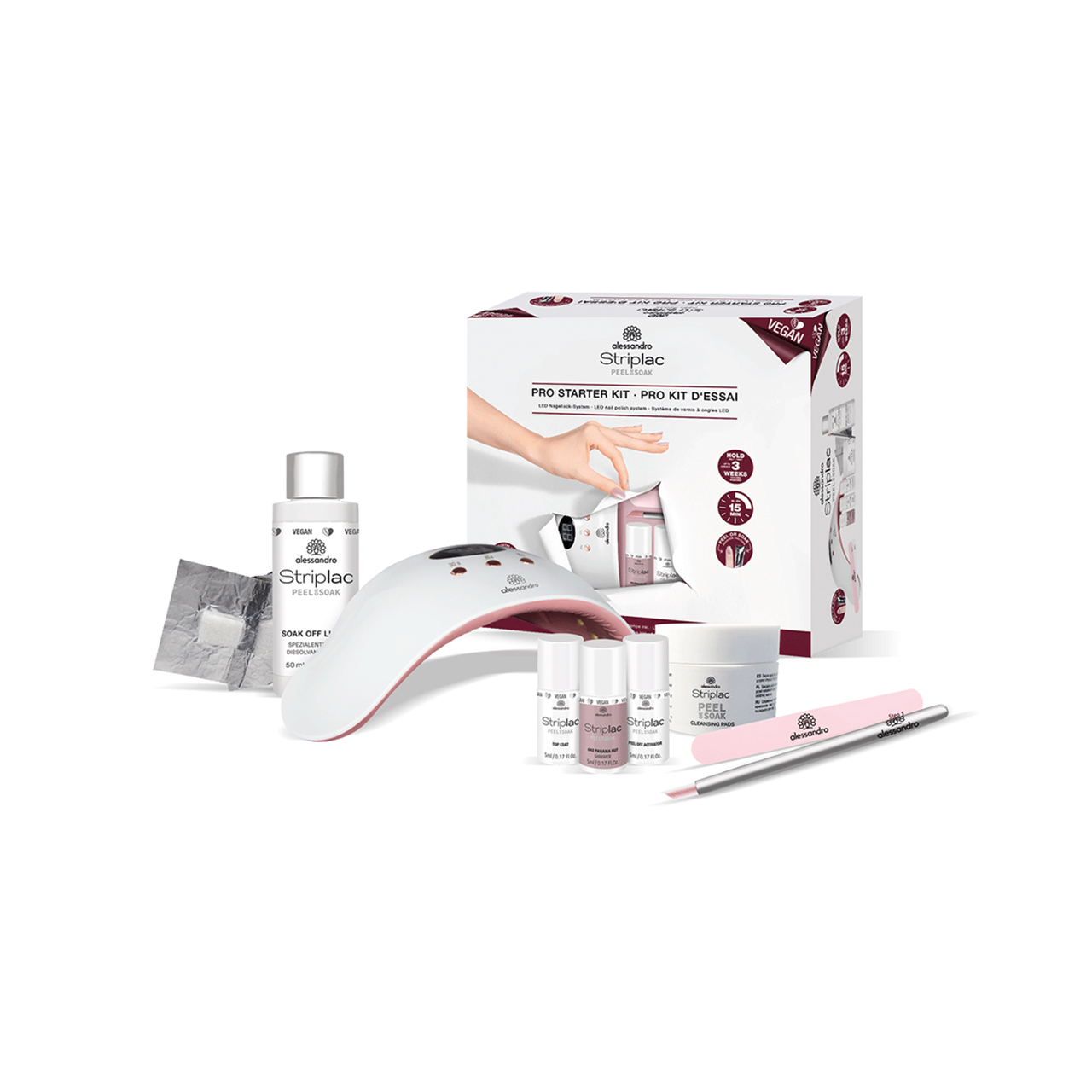 Kit découverte Striplac Peel or Soak Pro Kit découverte Striplac Peel or Soak Pro