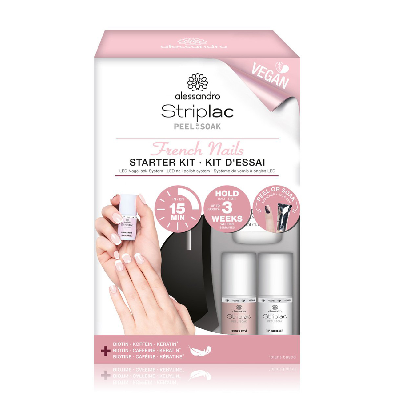 Kit découverte Striplac Peel or Soak French Kit découverte Striplac Peel or Soak French